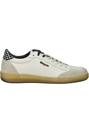 Blauer Heren, Schoenen, Wit, Maat: 45 EU Leer
