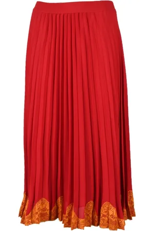 SEMICOUTURE Dames, Rokken, Rood, Maat: S Poliester