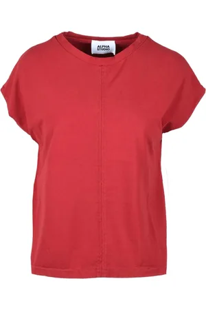 ALPHA STUDIO Dames, Tops, Bruin, Maat: M Katoen