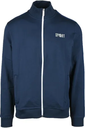 Bikkembergs Heren, Sweatshirts & Hoodies, Blauw, Maat: 2XL Katoen