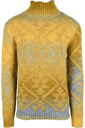 Dondup Heren, Truien, Geel, Maat: L Mohair