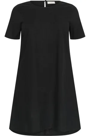 Kaffe Dames, Jurken, Zwart, Maat: 4XL Katoen