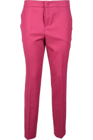 Twin-Set Dames, Broeken, Roze, Maat: L Wol