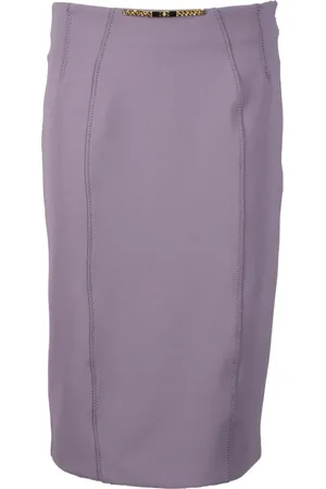 Elisabetta Franchi Dames, Rokken, Paars, Maat: XL Poliester