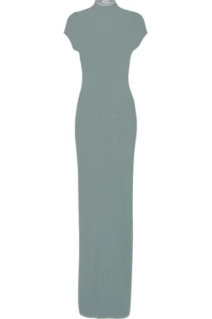 Alaïa Dames, Jurken, Blauw, Maat: S Kasjmier