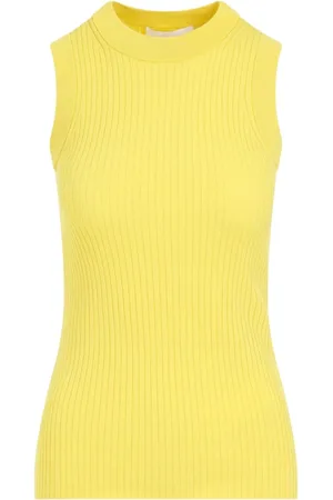 Sportmax Dames, Tops, Geel, Maat: XS Katoen
