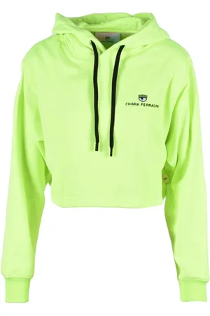 Chiara Ferragni Dames, Sweatshirts & Hoodies, Groen, Maat: M Katoen