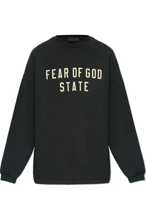 FEAR OF GOD Heren, Sweatshirts & Hoodies, Zwart, Maat: M Katoen