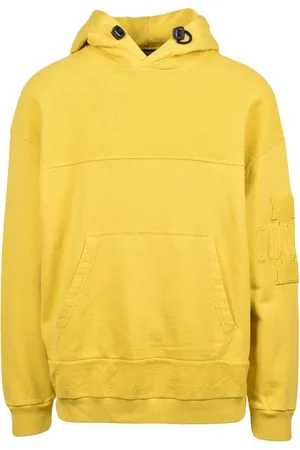 Dondup Heren, Sweatshirts & Hoodies, Geel, Maat: S Katoen