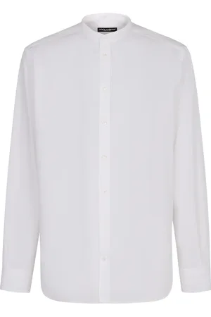 Dolce & Gabbana Heren, Overhemden, Wit, Maat: M Katoen