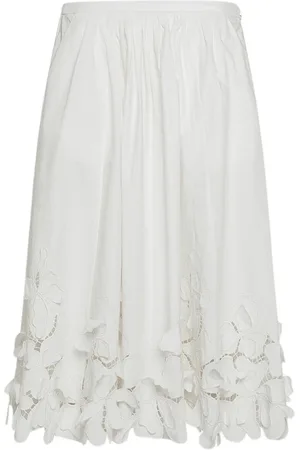 FORTE FORTE Dames, Rokken, Wit, Maat: XS