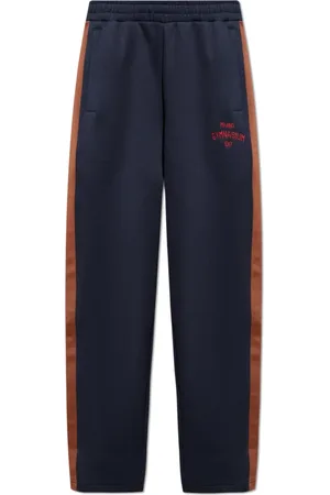 EA7 Heren, Broeken, Blauw, Maat: M Katoen