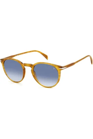DB EYEWEAR BY DAVID BECKHAM Unisex, Accessoires, Geel, Maat: 51 MM