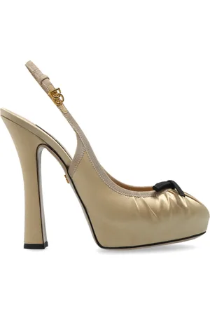 Dolce & Gabbana Dames, Schoenen, Geel, Maat: 39 EU Satijn