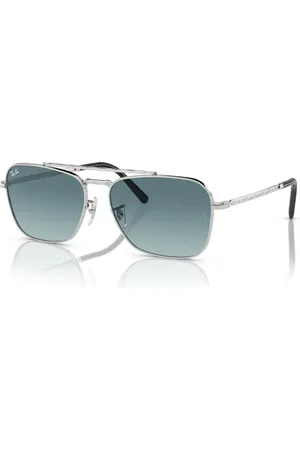 Ray-Ban Unisex, Accessoires, Grijs, Maat: 55 MM Satijn