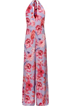 Pinko Dames, Jumpsuits & Playsuits, Roze, Maat: S Satijn