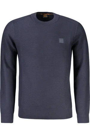 HUGO BOSS Heren, Truien, Blauw, Maat: XL