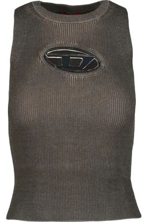 Diesel Dames, Truien, Bruin, Maat: S Viscose