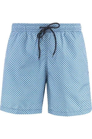 DRUMOHR Heren, Badkleding, Blauw, Maat: XL Poliester