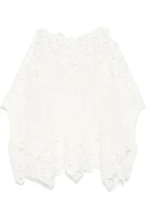 ERMANNO SCERVINO Dames, Blouses & Shirts, Wit, Maat: S Katoen