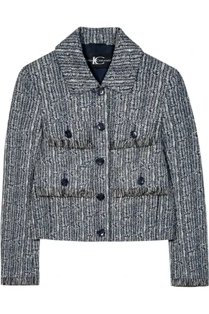 Luisa Cerano Dames, Jassen, Blauw, Maat: M