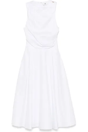 Elisabetta Franchi Dames, Jurken, Wit, Maat: S