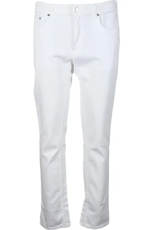 DEPARTMENT FIVE Heren, Jeans, Wit, Maat: W36 Katoen