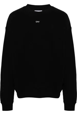 OFF-WHITE Heren, Sweatshirts & Hoodies, Zwart, Maat: M Katoen