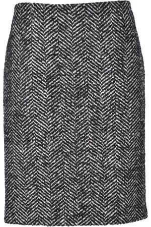 Miu Miu Dames, Rokken, Zwart, Maat: M Wol