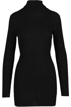 Pinko Dames, Jurken, Zwart, Maat: L Wol