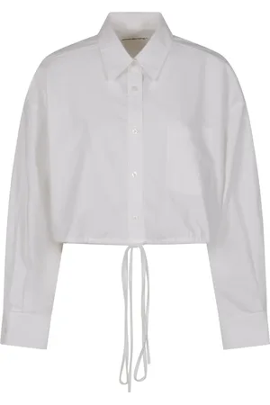 Alexander Wang Dames, Blouses & Shirts, Wit, Maat: S Katoen