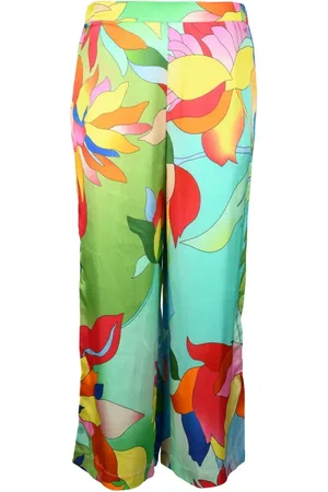 SEMICOUTURE Dames, Broeken, Veelkleurig, Maat: XS Viscose