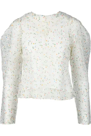 Rohe Dames, Blouses & Shirts, Wit, Maat: M Zijde