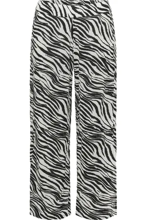 Kaffe Dames, Broeken, Zwart, Maat: XL