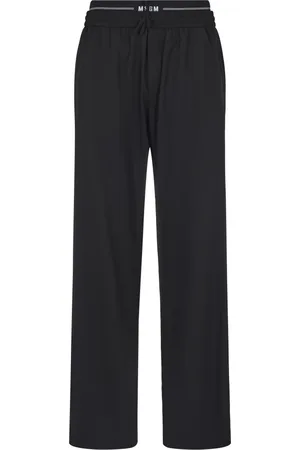 Msgm Heren, Broeken, Zwart, Maat: M