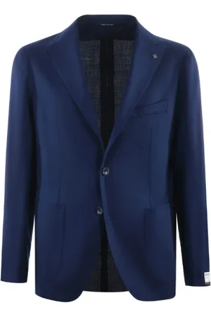TAGLIATORE Heren, Jassen, Blauw, Maat: L Wol