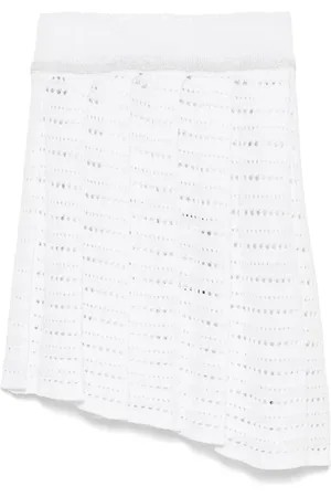 GCDS Dames, Rokken, Wit, Maat: XS