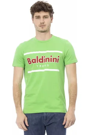BALDININI Heren, Tops, Groen, Maat: L Katoen