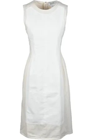 Sportmax Dames, Jurken, Wit, Maat: S Denim