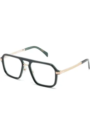 DB EYEWEAR BY DAVID BECKHAM Heren, Accessoires, Groen, Maat: 54 MM