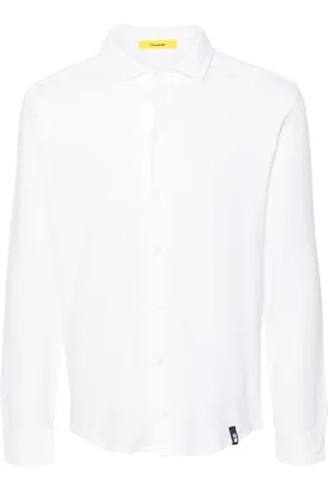 DRUMOHR Heren, Overhemden, Wit, Maat: XL