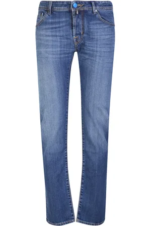 Jacob Cohen Heren, Jeans, Blauw, Maat: W32 Katoen