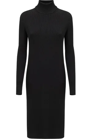 Bottega Veneta Dames, Jurken, Zwart, Maat: XS Wol