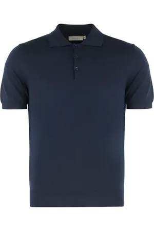 CANALI Heren, Tops, Blauw, Maat: L Katoen