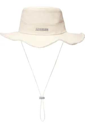 Jacquemus Dames, Accessoires, Wit, Maat: 58 CM Katoen