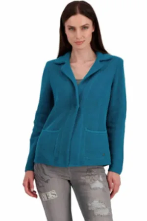 monari Dames, Jassen, Blauw, Maat: 3XL Katoen