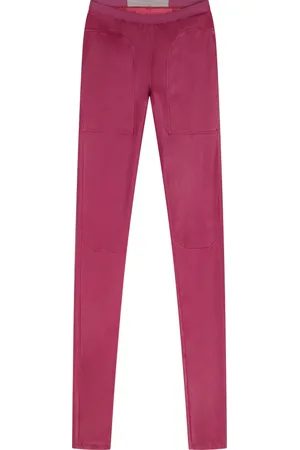 Rick Owens Dames, Broeken, Roze, Maat: XS Katoen