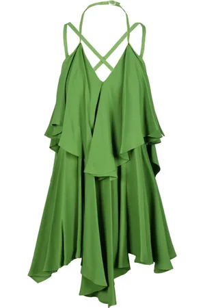 Dondup Dames, Jurken, Groen, Maat: M Zijde
