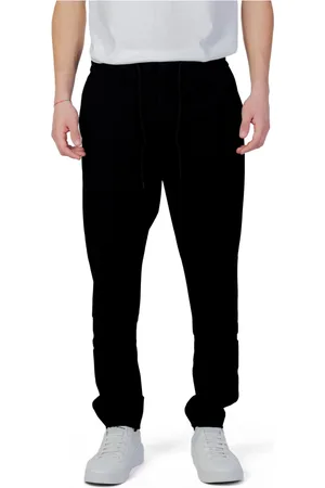 HUGO BOSS Heren, Broeken, Zwart, Maat: XL Viscose