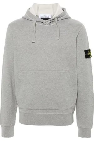 Stone Island Heren, Sweatshirts & Hoodies, Grijs, Maat: XL